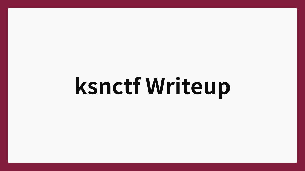 ksnctf